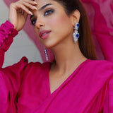 Zainab Chottani | Luxury Pret | FUSCHIA PINK SAREE