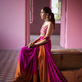 Zainab Chottani | Semi Formals | FUSCHIA QUARTS