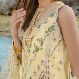 Crimson | Lawn 2024 | A French Brunch - Sunflower Yellow