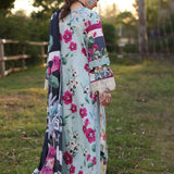 Elaf Premium | Prints Chikankari 24 | 01B AQUABELLA