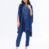 Zainab Chottani | Casual Pret | NAVY CASCADE