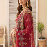 Ramsha | Chevron Chiffon Collection | A-907