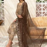 Ramsha | Chevron Chiffon Collection |A-904