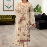 Ramsha | Minhal Organza Collection | M-1004