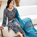 Ramsha | Chevron Chiffon Collection | A-811