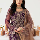 Ramsha | Minhal Organza Collection | M-1109