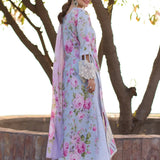 Elaf Premium | Prints Chikankari 24 | 04A OCEAN BLOSSOMS
