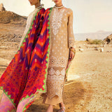 Zainab Chottani Embroidered Chikankari Lawn 3Pc Suit ZC-02A