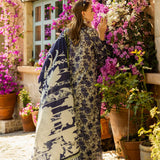 Elaf Premium | Print Chikankari 25 | ELK-01A BLUE BLOSSOM