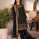 Asim Jofa | Heeriye | AJHE-04 EMBROIDERED ORGANZA 3 PCS