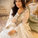 Shehnai by Asim Jofa Embroidered Net Unstitched 3Pc Suit AJSH-03