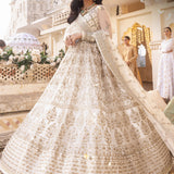 Shehnai by Asim Jofa Embroidered Net Unstitched 3Pc Suit AJSH-03