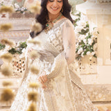 Shehnai by Asim Jofa Embroidered Net Unstitched 3Pc Suit AJSH-03