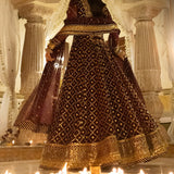 Shehnai by Asim Jofa Embroidered Net Unstitched 3Pc Suit AJSH-04