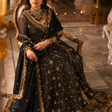 Shehnai by Asim Jofa Embroidered Net Unstitched 3Pc Suit AJSH-05