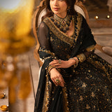 Shehnai by Asim Jofa Embroidered Net Unstitched 3Pc Suit AJSH-05