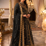Shehnai by Asim Jofa Embroidered Net Unstitched 3Pc Suit AJSH-05