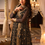 Shehnai by Asim Jofa Embroidered Net Unstitched 3Pc Suit AJSH-05