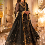 Shehnai by Asim Jofa Embroidered Net Unstitched 3Pc Suit AJSH-05