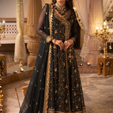 Shehnai by Asim Jofa Embroidered Net Unstitched 3Pc Suit AJSH-05
