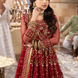Shehnai by Asim Jofa Embroidered Net Unstitched 3Pc Suit AJSH-06