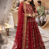 Shehnai by Asim Jofa Embroidered Net Unstitched 3Pc Suit AJSH-06