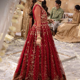 Shehnai by Asim Jofa Embroidered Net Unstitched 3Pc Suit AJSH-06
