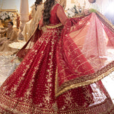 Shehnai by Asim Jofa Embroidered Net Unstitched 3Pc Suit AJSH-06