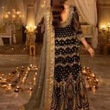 Shehnai by Asim Jofa Embroidered Net Unstitched 3Pc Suit AJSH-08