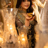 Shehnai by Asim Jofa Embroidered Net Unstitched 3Pc Suit AJSH-08