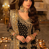 Shehnai by Asim Jofa Embroidered Net Unstitched 3Pc Suit AJSH-08