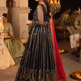 Shehnai by Asim Jofa Embroidered Net Unstitched 3Pc Suit AJSH-10
