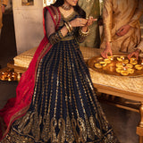 Shehnai by Asim Jofa Embroidered Net Unstitched 3Pc Suit AJSH-10