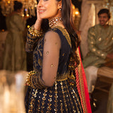 Shehnai by Asim Jofa Embroidered Net Unstitched 3Pc Suit AJSH-10