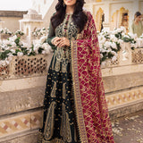 Shehnai by Asim Jofa Embroidered Chiffon Unstitched 3Pc Suit AJSH-11