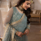 Shehnai by Asim Jofa Embroidered Chiffon Unstitched 3Pc Suit AJSH-14