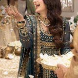 Shehnai by Asim Jofa Embroidered Chiffon Unstitched 3Pc Suit AJSH-18
