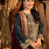 Shehnai by Asim Jofa Embroidered Chiffon Unstitched 3Pc Suit AJSH-20