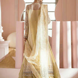 Ayzel Luminara Embroidered Organza 3Pc Suit AWF-02 LEIA