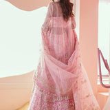 Ayzel Luminara Embroidered Organza 3Pc Suit AWF-04 BELLA
