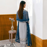 Ramsha | Chevron Chiffon Collection |A-1001