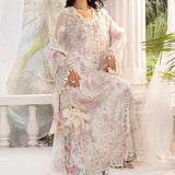 Maria b 3 Piece Unstitched Embroidered Chiffon Suit | MPC-25-101