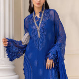 Maria B 3 Piece Embroidered Chiffon Suit | MPC-25-103
