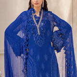 Maria B 3 Piece Embroidered Chiffon Suit | MPC-25-103