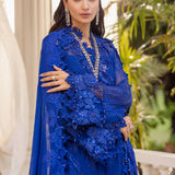 Maria B 3 Piece Embroidered Chiffon Suit | MPC-25-103