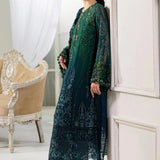 Maria B 3 Piece Embroidered Chiffon Suit | MPC-25-106