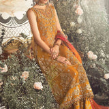 MARIA B-MBROIDERED | Mustard BD-2707