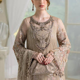 Maria B 3 Piece Embroidered Chiffon Suit | MPC-25-107