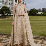 Zainab Chottani Embroidered Organza 3Pc Suit D-04 Ivana  3 s