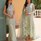 Zainab Chottani Embroidered Organza 3Pc Suit D-05 Sherine
